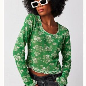 Free People Garner Long Sleeve Tee